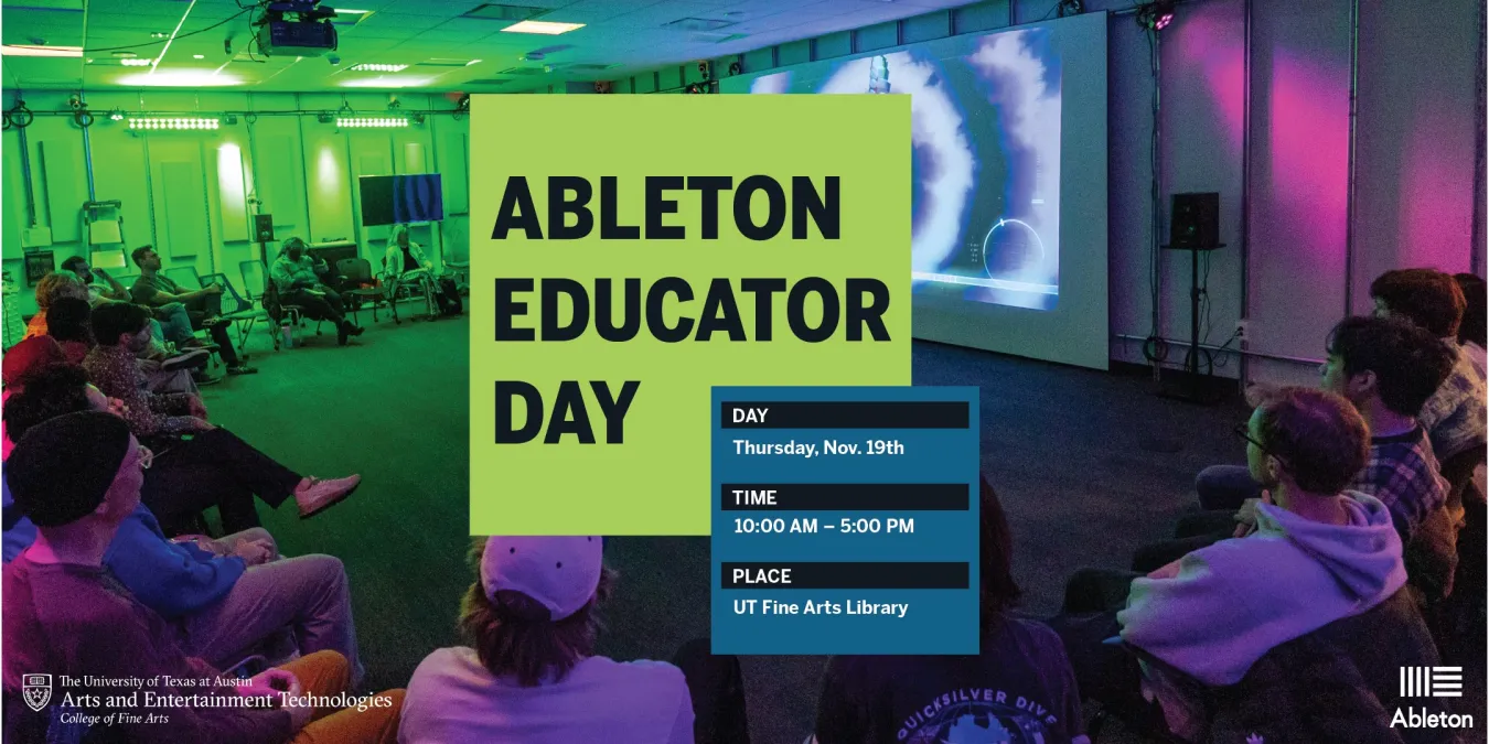 Ableton Educator Day Information Graphic