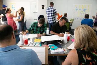 Southwest Airlines employees use design thinking to solve some of UT Austin's most challenging problems