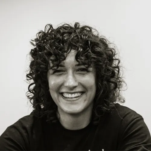 Black and white headshot image of Jessie Contour