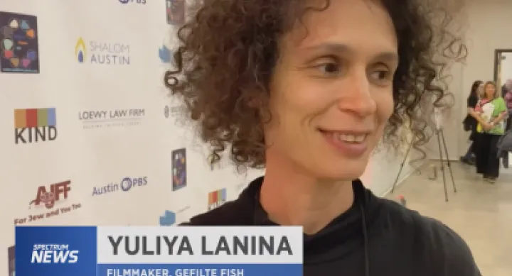 AET Professor Yuliya Lanina interviews with Spectrum News about film Gelfite Fish